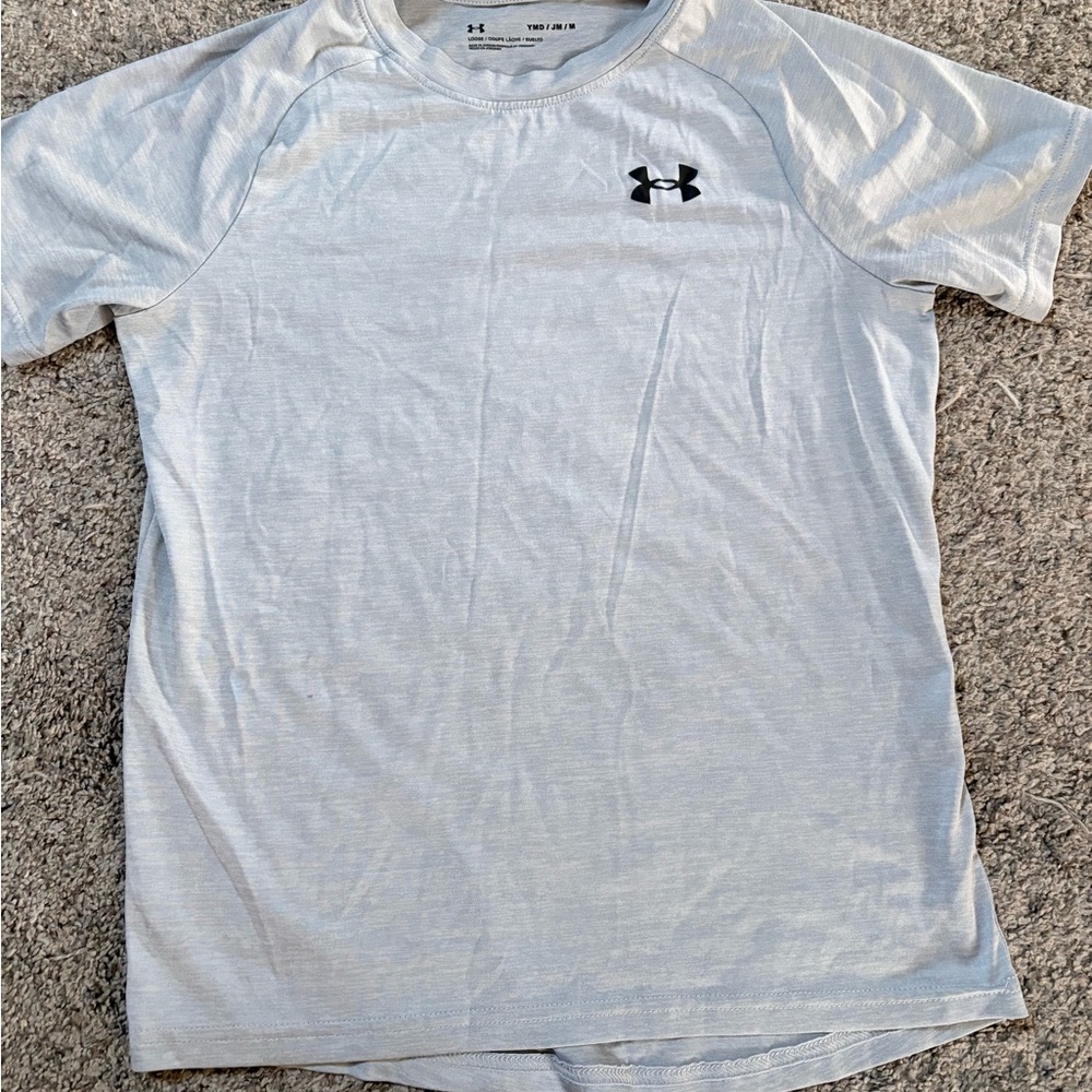 Under Armour Men's Light Gray Short Sleeve Tee